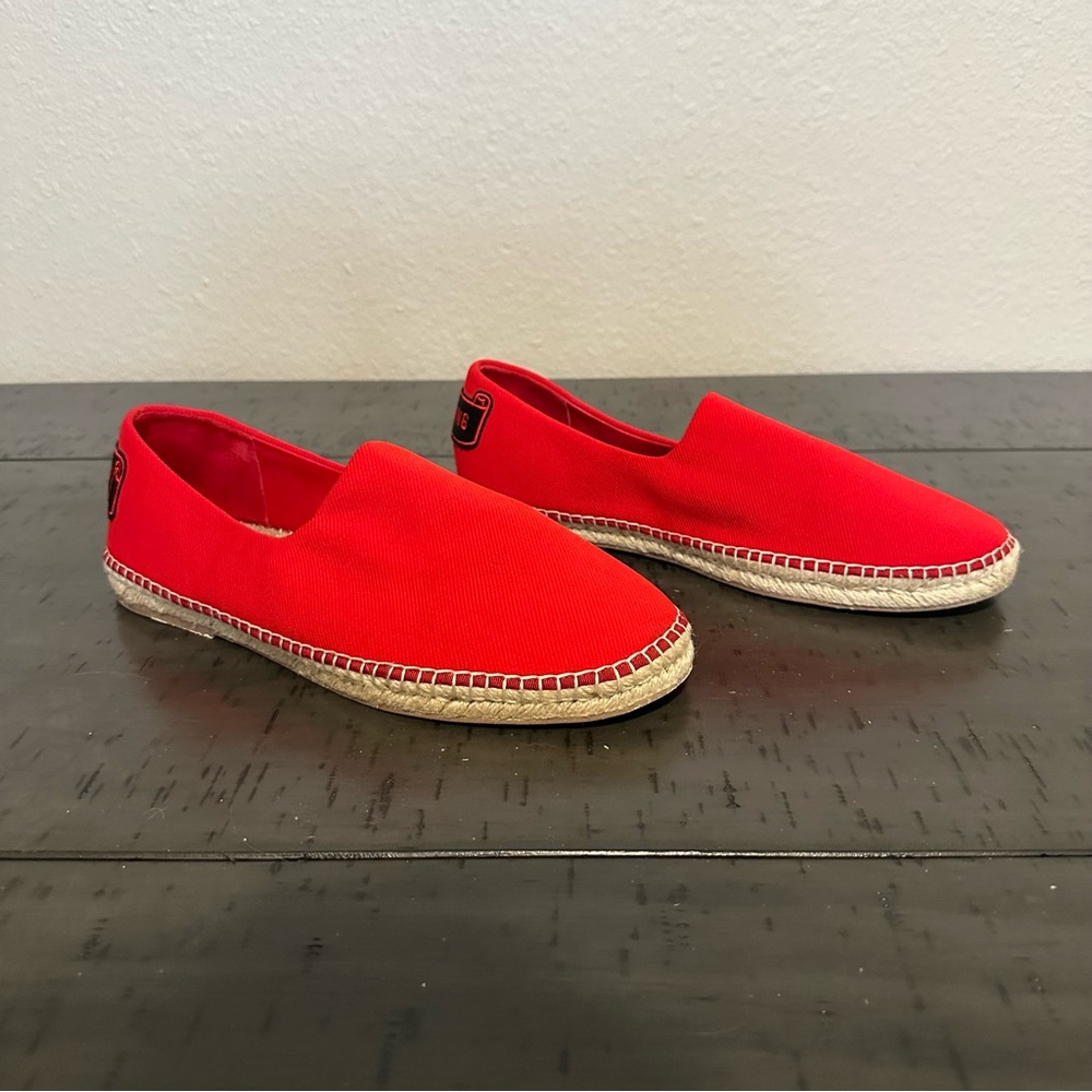 Opening Ceremony Men’s Red Espadrilles Slip On Shoes
